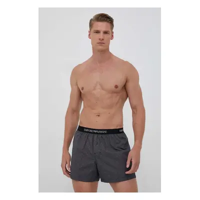 Boxerky Emporio Armani Underwear pánské, černá barva