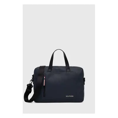 Taška na notebook Tommy Hilfiger tmavomodrá barva, AM0AM11784