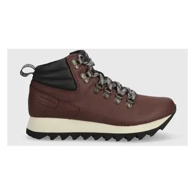 Boty Merrell Alpine Hiker dámské, vínová barva