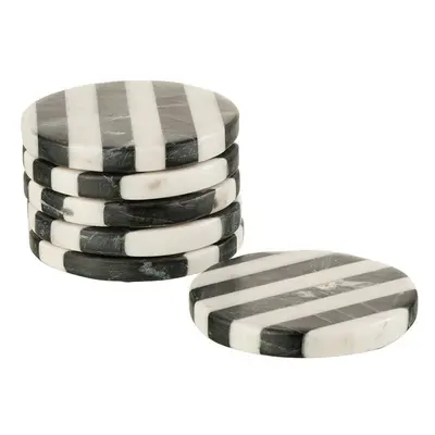 Sada podložek J-Line Stripe Marble 6-pack