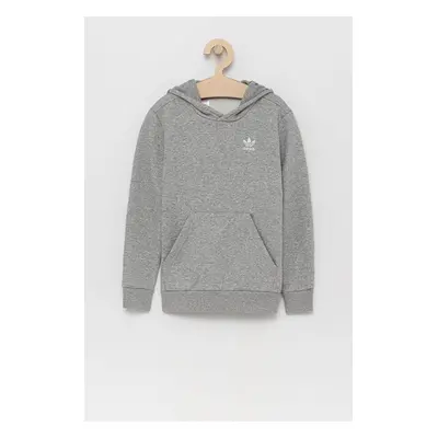 Dětská mikina adidas Originals H32353 šedá barva, s aplikací