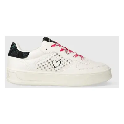 Sneakers boty Desigual bílá barva, 23WSKP08.1000