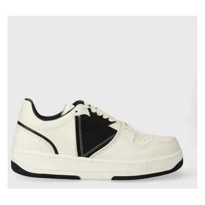 Sneakers boty Guess ANCONA LOW bílá barva, FMPANC LEA12