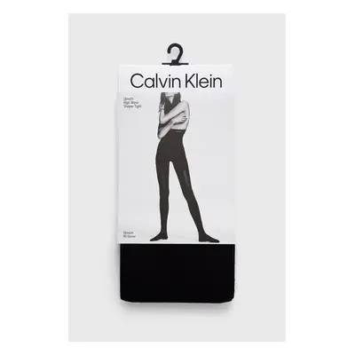 Punčochy Calvin Klein černá barva, 701218758