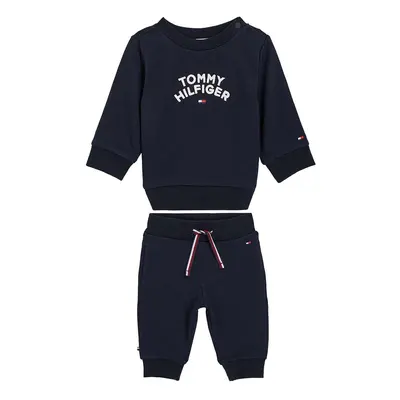 Kojenecká tepláková souprava Tommy Hilfiger tmavomodrá barva