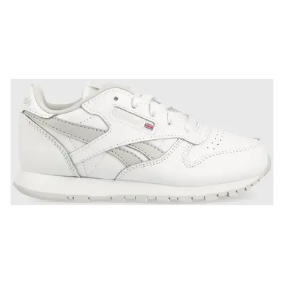 Dětské sneakers boty Reebok Classic CLASSIC LEATHER bílá barva