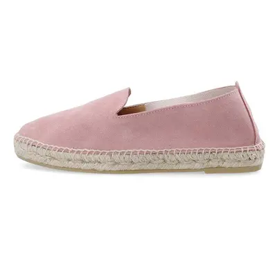 Semišové espadrilky Bianco BIAMAYA růžová barva, 11250398