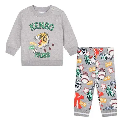 Sada Kenzo Kids šedá barva