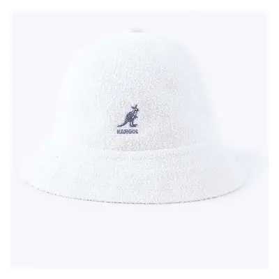 Klobouk Kangol Bermuda Casual 0397BC WHITE bílá barva, 0397BC.WHITE-WHITE