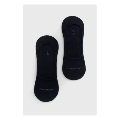 Ponožky Calvin Klein (2-pack) pánské, tmavomodrá barva, 701218708