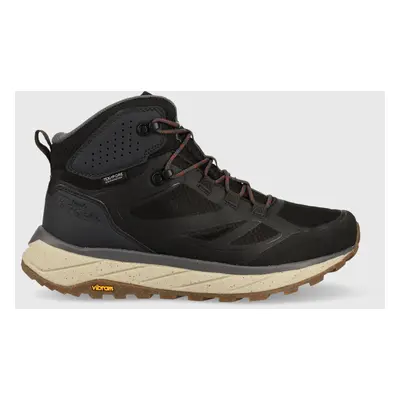 Boty Jack Wolfskin Terraventure Texapore mid pánské, černá barva, zateplené, 4051521