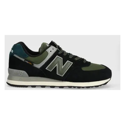 Sneakers boty New Balance U574KBG černá barva