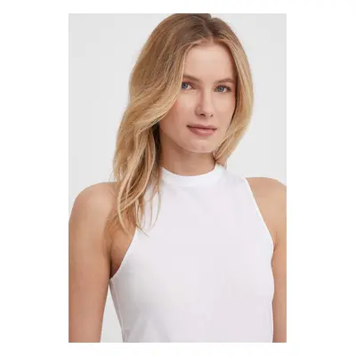 Bavlněný top Calvin Klein bílá barva, K20K206891