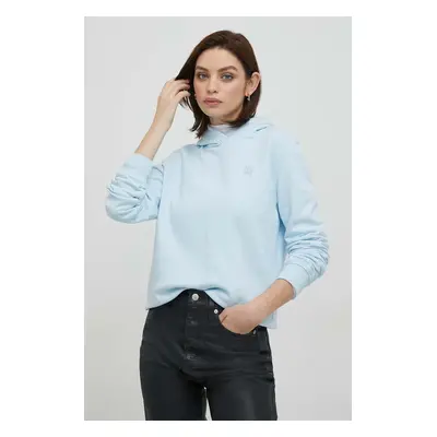 Mikina Calvin Klein Jeans dámská, s kapucí, s aplikací, J20J223227