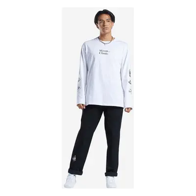 Bavlněné tričko s dlouhým rukávem Reebok Classic Skateboard Longsleeve Tee HT8175 bílá barva, s 