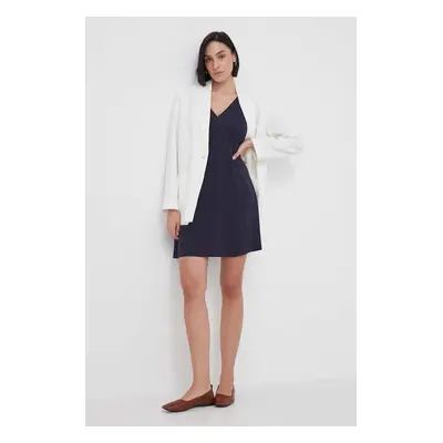 Šaty Pepe Jeans CAMILA tmavomodrá barva, mini, PL953522