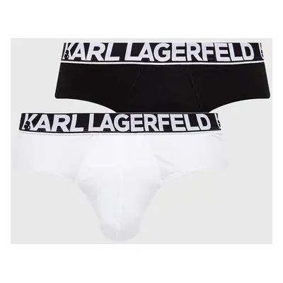 Spodní prádlo Karl Lagerfeld 3-pack pánské, černá barva