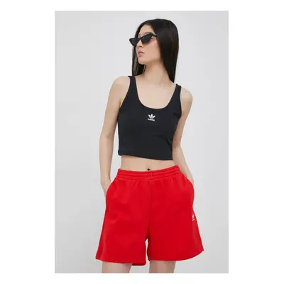 Top adidas Originals dámský, černá barva, HF3399-BLACK