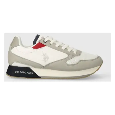 Sneakers boty U.S. Polo Assn. NOBIL šedá barva, NOBIL003M 4HY5