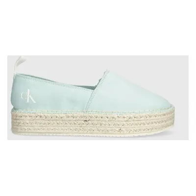 Espadrilky Calvin Klein Jeans PLATFORM ESPADRILLE ML BTW na platformě, YW0YW01378