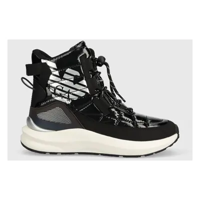 Sněhule EA7 Emporio Armani Snow Boot černá barva