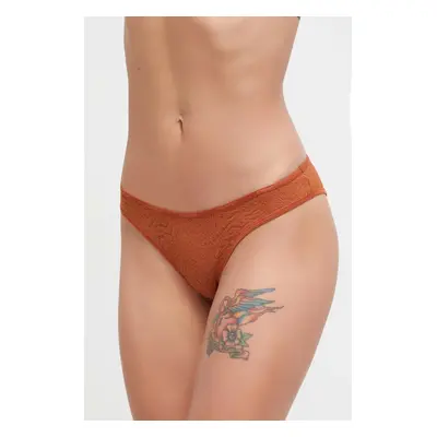 Kalhotky Calvin Klein Underwear oranžová barva, 000QF7348E