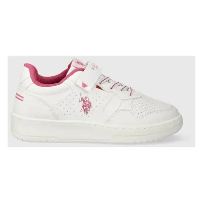 Dětské sneakers boty U.S. Polo Assn. bílá barva