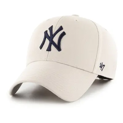 Kšiltovka 47brand MLB New York Yankees žlutá barva, s aplikací