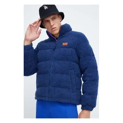 Bunda Helly Hansen pánská, tmavomodrá barva, zimní