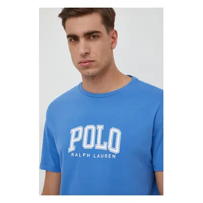 Bavlněné tričko Polo Ralph Lauren s potiskem, 710934714