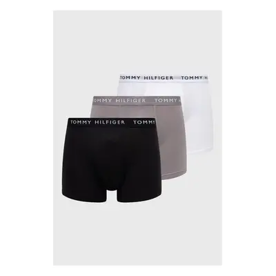 Boxerky Tommy Hilfiger (3-pack) pánské, černá barva, UM0UM02204