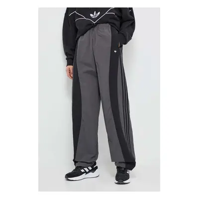 Tepláky adidas Originals šedá barva, vzorované