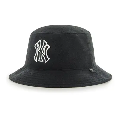 Klobouk 47brand MLB New York Yankees černá barva