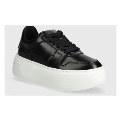 Kožené sneakers boty Marc O'Polo černá barva, 40117043502134 NN2M3069