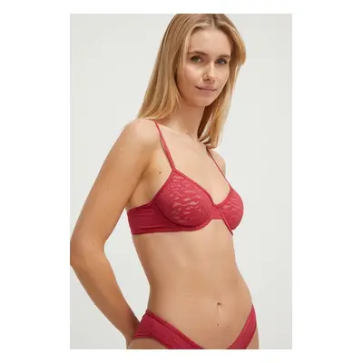 Podprsenka Calvin Klein Underwear růžová barva, 000QF7342E