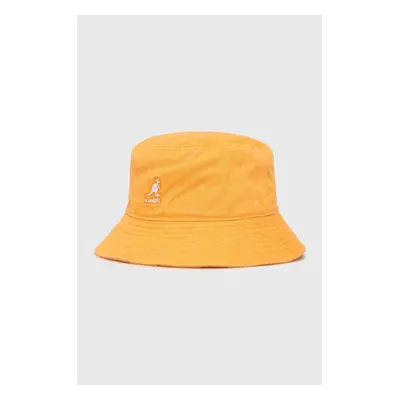 Bavlněná čepice Kangol oranžová barva