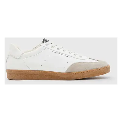 Kožené sneakers boty AllSaints Leo Low Top béžová barva, MF718X