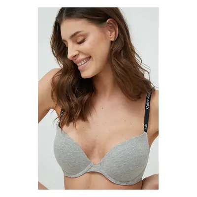 Podprsenka Calvin Klein Underwear šedá barva, 000QF7220E