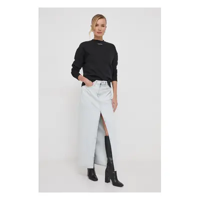 Džínová sukně Calvin Klein Jeans midi, J20J222489