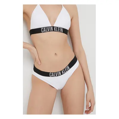 Plavkové kalhotky Calvin Klein bílá barva, KW0KW01859