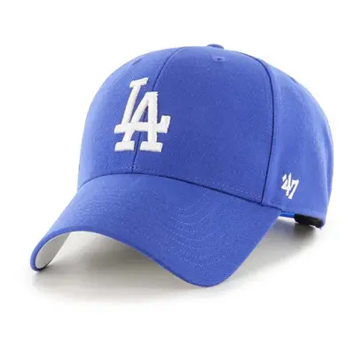 Čepice s vlněnou směsí 47brand MLB Los Angeles Dodgers s aplikací