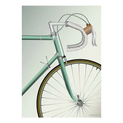 Vissevasse Plakát Racing Bicycle 50x70 cm