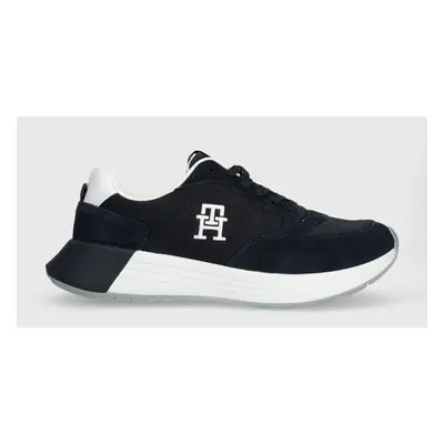 Sneakers boty Tommy Hilfiger CLASSIC ELEVATED RUNNER LOCKER tmavomodrá barva, FM0FM04939