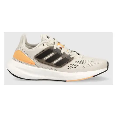 Běžecké boty adidas Performance Pureboost 22 béžová barva