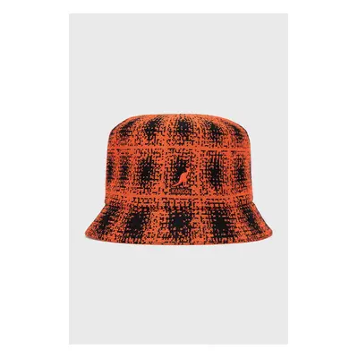 Klobouk Kangol oranžová barva