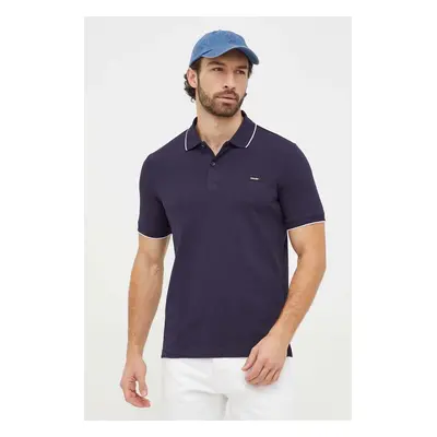 Polo tričko Calvin Klein tmavomodrá barva, K10K112751