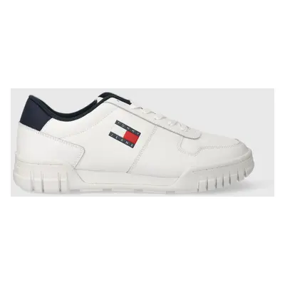 Sneakers boty Tommy Jeans TJM CUPSOLE ESS bílá barva, EM0EM01396