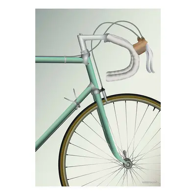 Vissevasse Plakát Racing Bicycle 30x40 cm