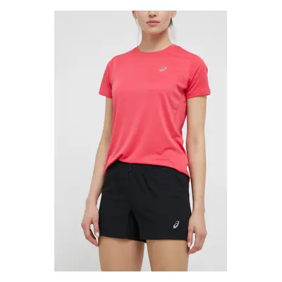 Běžecké šortky Asics dámské, černá barva, hladké, medium waist