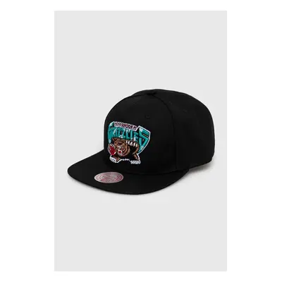 Kšiltovka Mitchell&Ness Vancouver Grizzlies černá barva, s aplikací